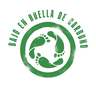 Bajo en huella de carbono.